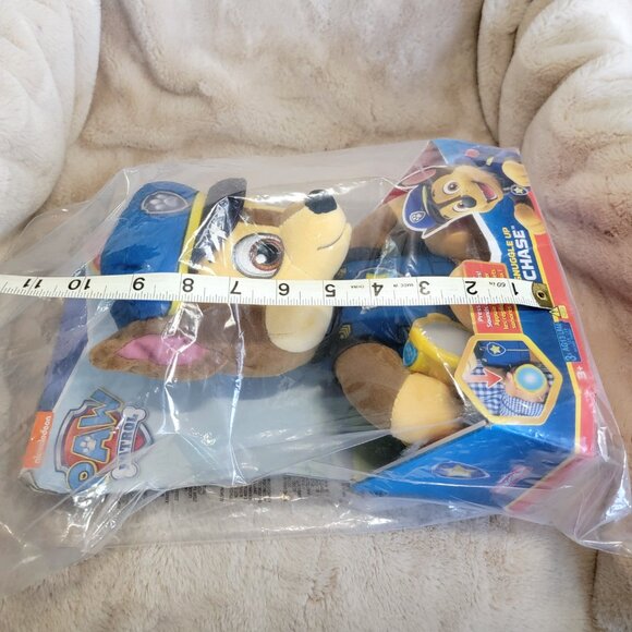 Paw Patrol Snuggle Up Chase Plush Light Up Talking Toy 10+ Sounds NWT - Picture 10 of 10
